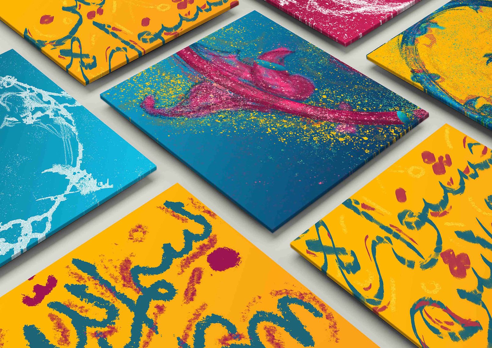The "7th University of Tehran Rooyesh Festival" ,visual identity design project