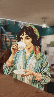 AI-Generated Video Production for Café Hug 2025 — Falak Studio ساخت ویدیو با هوش مصنوعی برای کافه هاگ 1404 - فلک استودیو